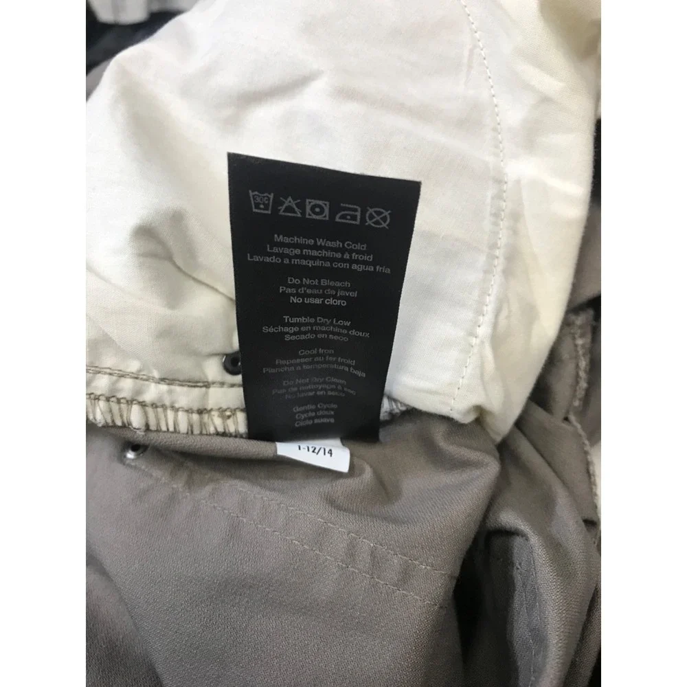 Merrell Khaki Men's 34R Hiking Pants Cotton Canvas Outdoor Hunting Inseam 32